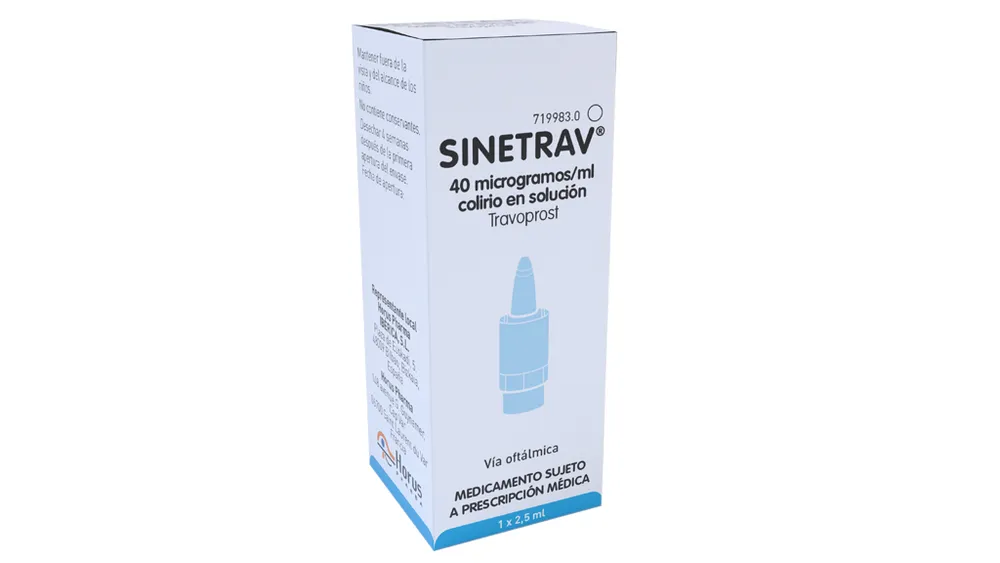 Sinetrav 40 micrograms/ml eye drops solution solution, ophthalmic