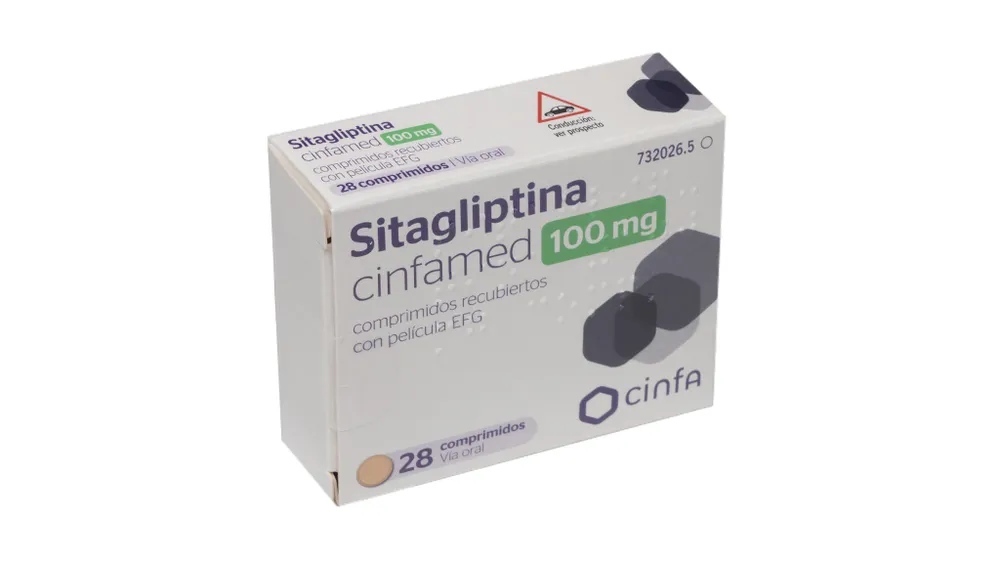 Sitagliptina Cinfamed 100 mg compresse rivestite con film EFG compresse, rivestite con film