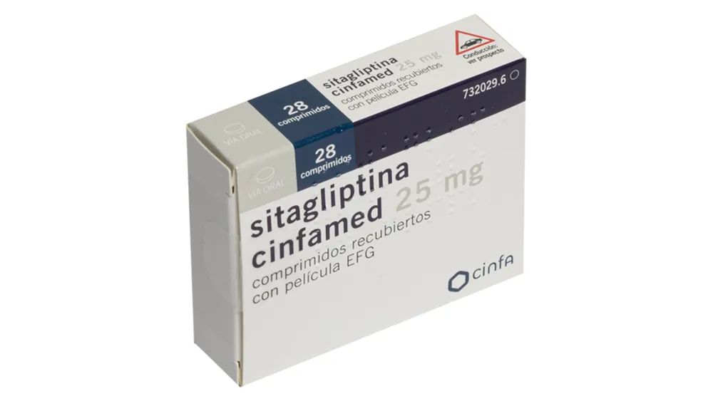 Sitagliptin Cinfamed 25 mg film-coated tablet EFG tablets, film-coated