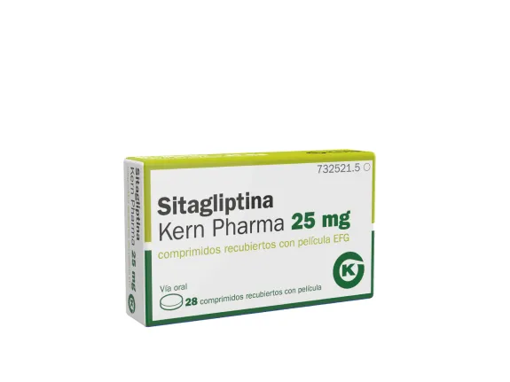 Sitagliptin Kern Pharma 25 mg film-coated tablets EFG tablets, film-coated