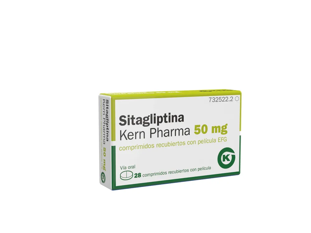 Sitagliptin Kern Pharma 50 mg film-coated tablets EFG tablets, film-coated