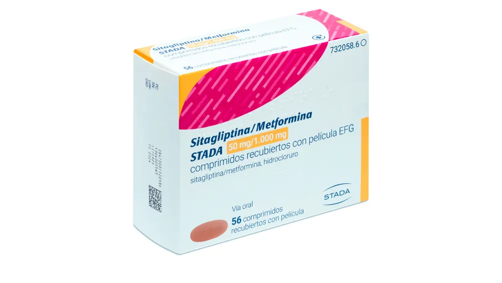 Sitagliptin/metformin Stada 50 mg/1.000 mg film-coated tablets EFG tablets, film-coated