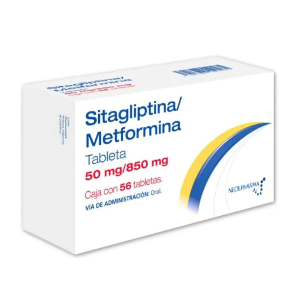 Sitagliptin/metformin Viso Farmaceutica 50 mg/850 mg film-coated tablets EFG tablets, film-coated