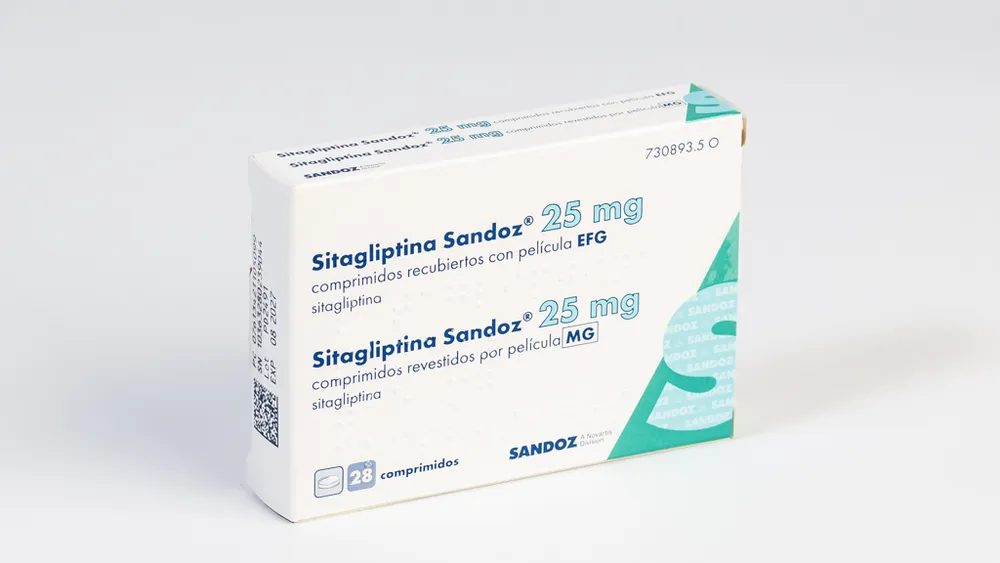 Sitagliptin Sandoz 25 mg film-coated tablets EFG tablets, film-coated