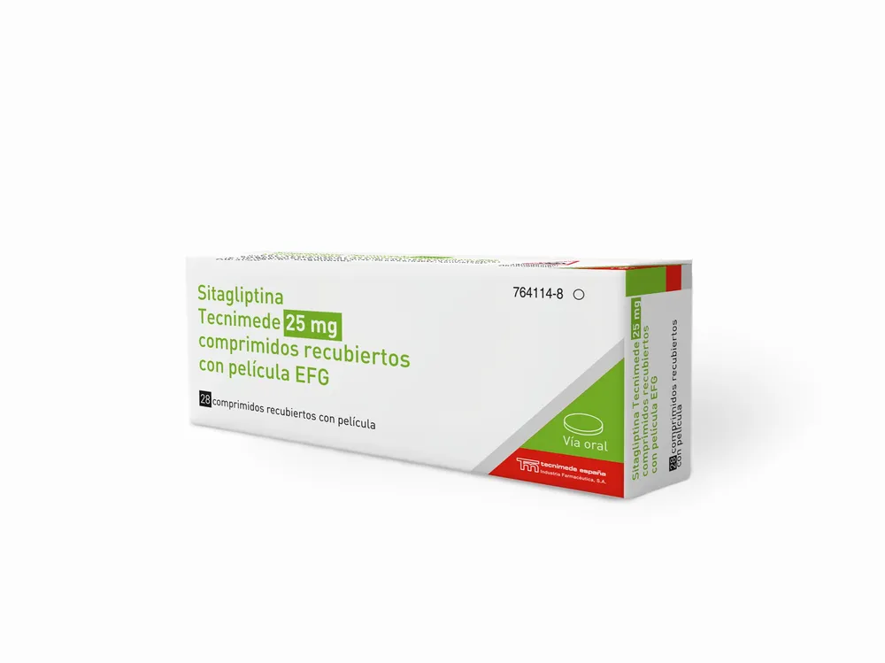 Sitagliptina Tecnimede 25 mg compresse rivestite con film EFG compresse, rivestite con film