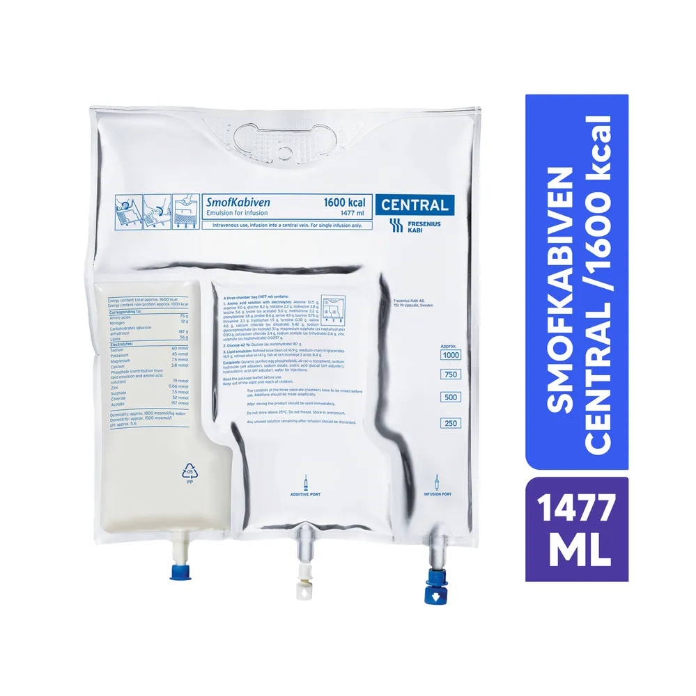 SMOFKabiven Central emulsion for infusion emulsion for injection
