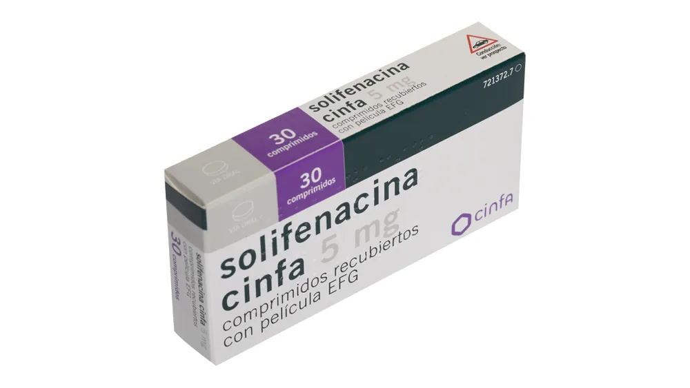 Solifenacin CINFA 5 mg film-coated tablets EFG tablets, film-coated