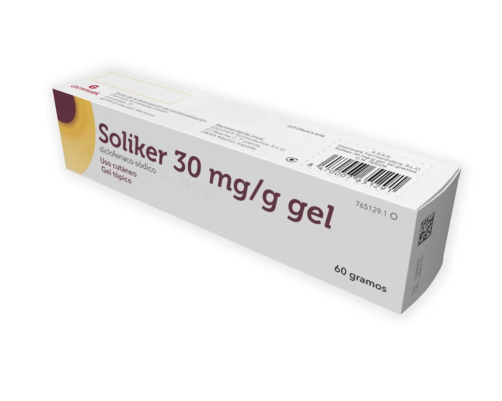 Soliker 30 mg/g gel gel
