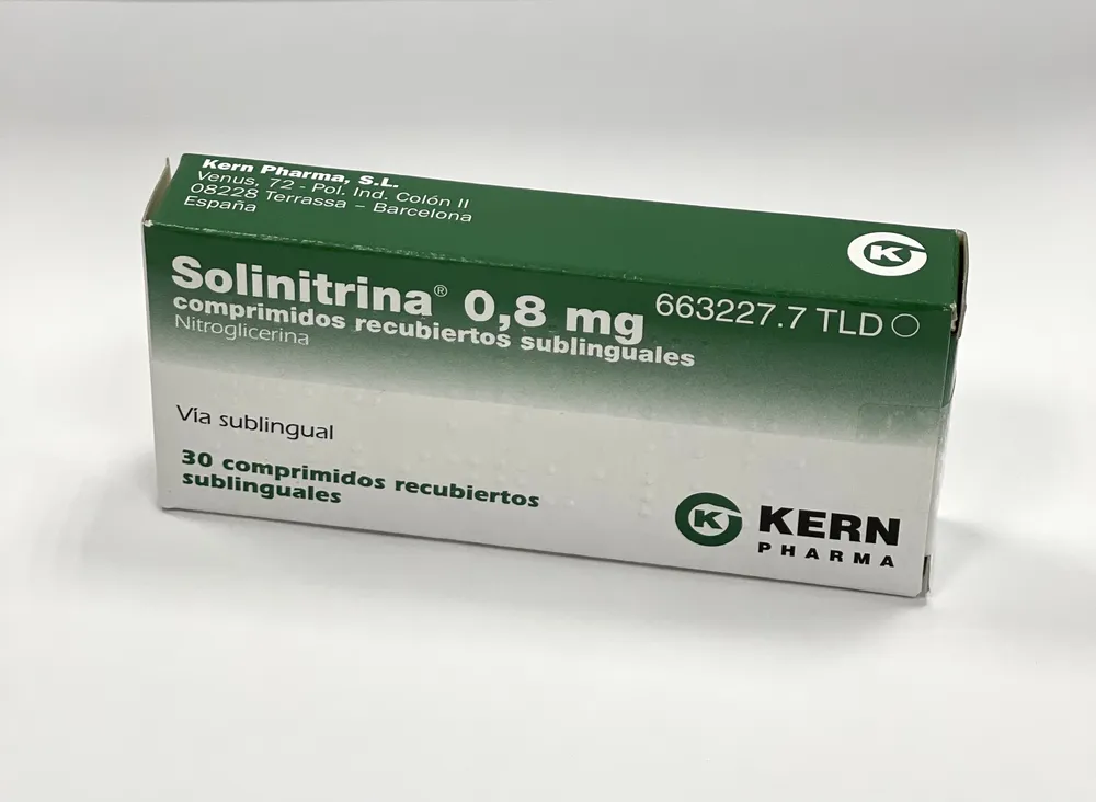 Solinitrina 0,8 mg compresse sublinguali rivestite compresse, sublinguali