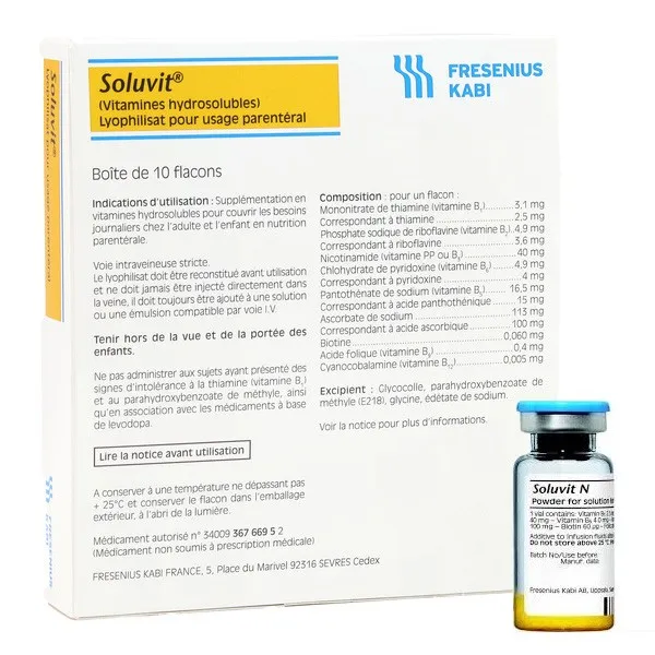 Soluvit liofilizzato per soluzione per infusione polvere per soluzione per infusione