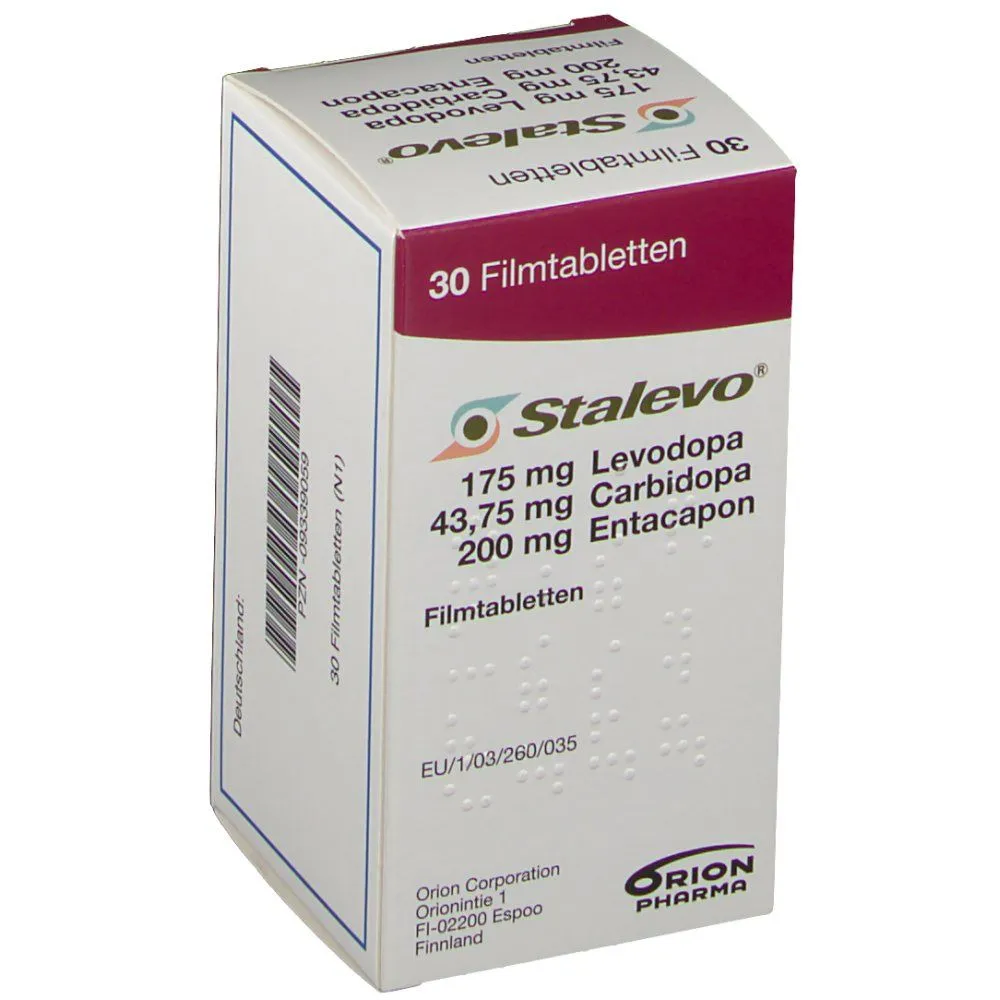 Stalevo 175 mg/43.75 mg/200 mg film-coated tablets tablets, film-coated
