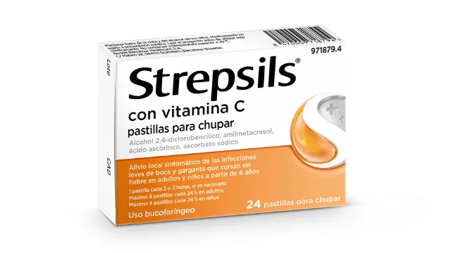 Strepsils con vitamina C pastiglie per succhiare pastiglie per succhiare