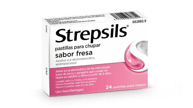 Strepsils pastiglie per succhiare sapore fragola pastiglie per succhiare