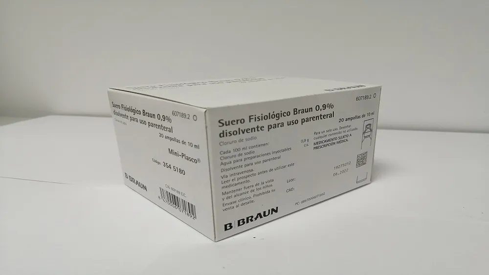 Sodium chloride 0.9% Braun solvent for parenteral use solution for injection