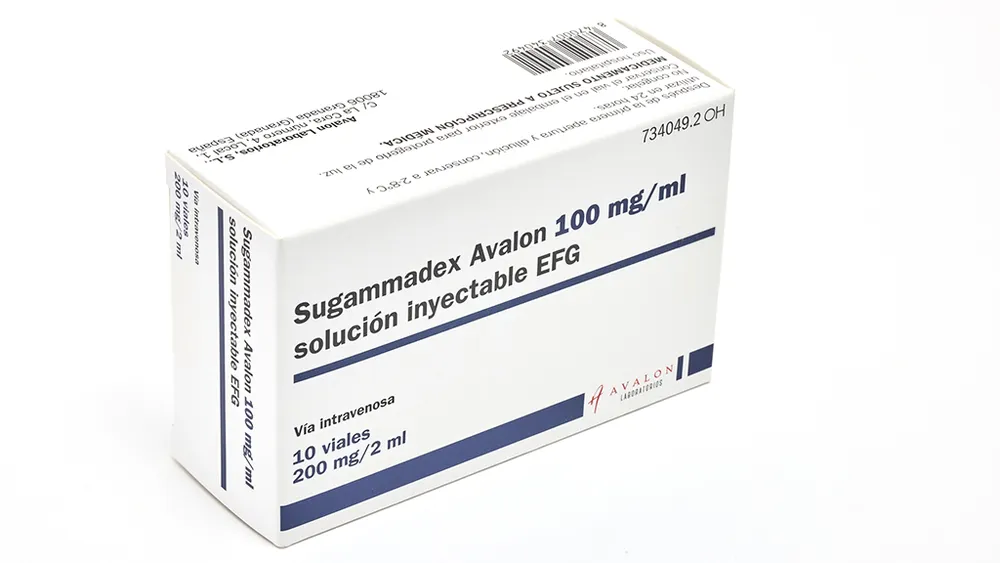 Sugammadex Avalon 100 mg/ml solution for injection EFG solution for injection