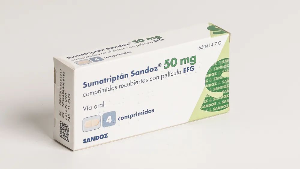 Sumatriptan Sandoz 50 mg film-coated tablets EFG tablets, film-coated