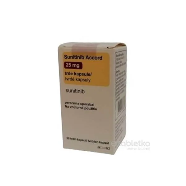 Sunitinib Accord 25 mg hard capsules EFG capsules, hard
