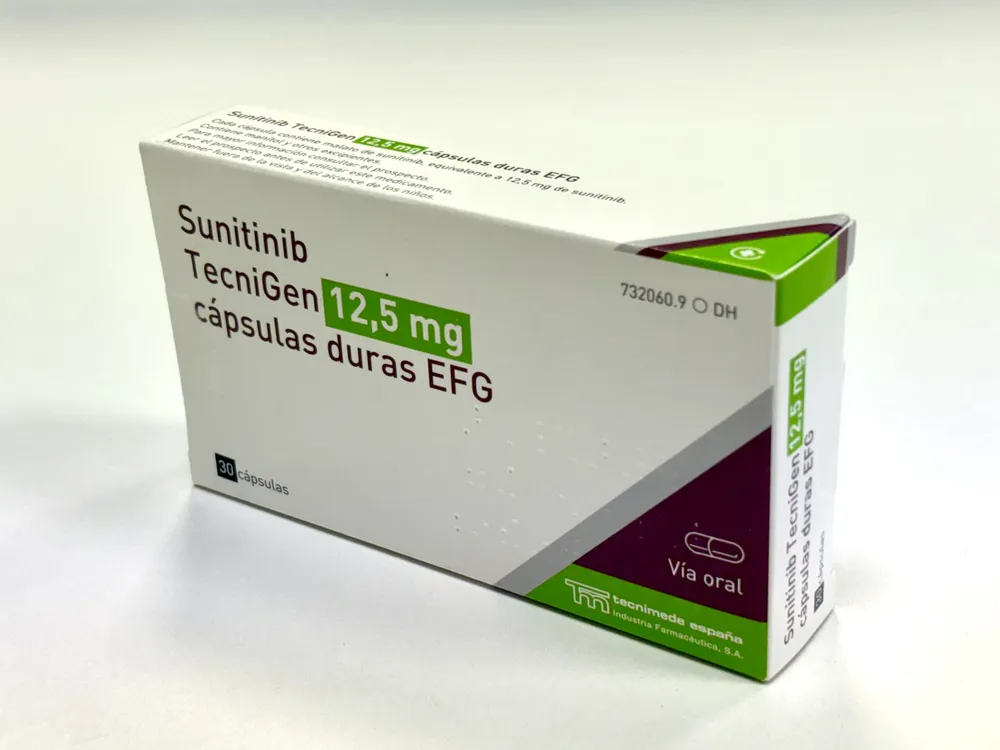 Sunitinib Tecnigen 12,5 mg capsule rigide EFG capsule, rigide