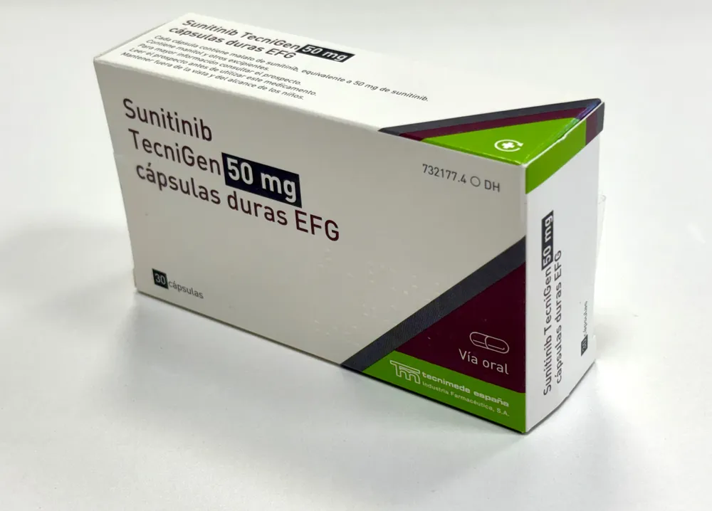 Sunitinib TecniGen 50 mg capsule rigide EFG capsule, rigide
