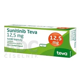 Sunitinib Teva 12,5 mg capsule rigide EFG capsule, rigide