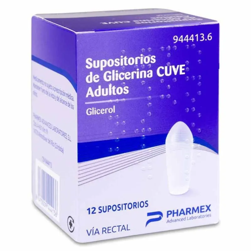Supposte di glicerina Cuve adulti supposte
