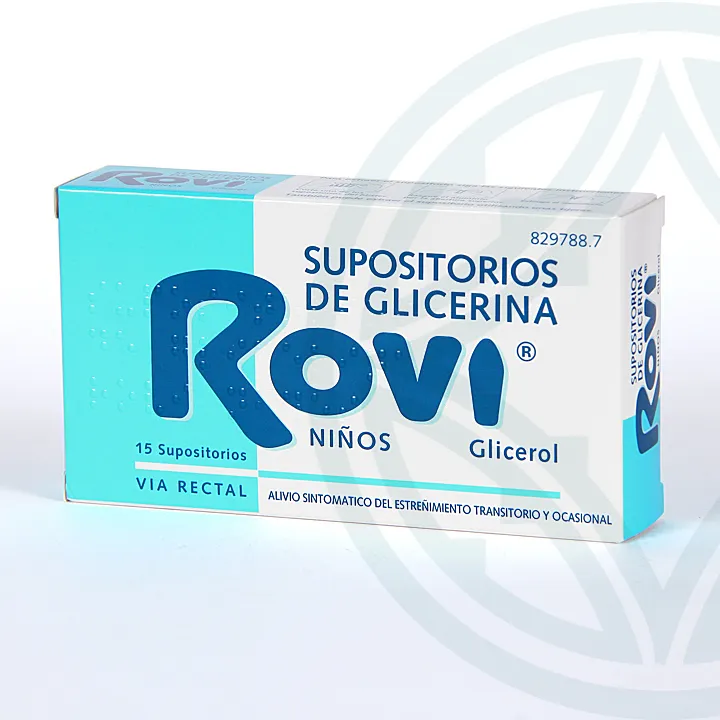 Glycerol suppositories Rovi children suppositories
