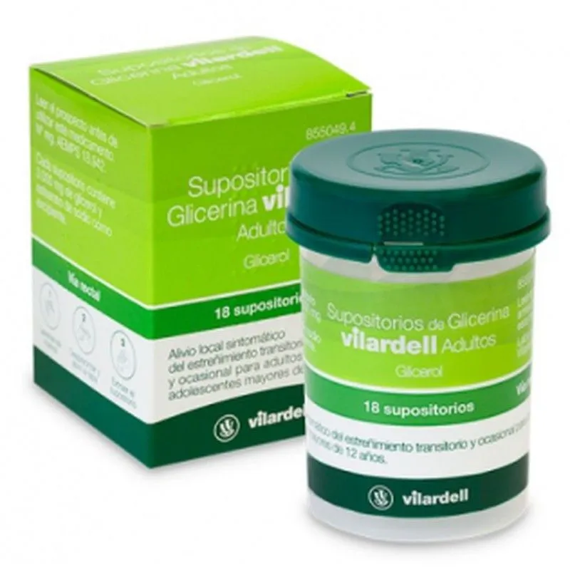 Glycerol suppositories Vilardell adults suppositories