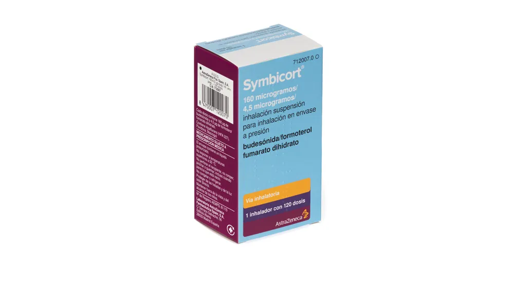 Symbicort 160 microgrammi/4,5 microgrammi/sospensione per inalazione in contenitore sotto pressione sospensione, per inalazione in contenitore sotto pressione
