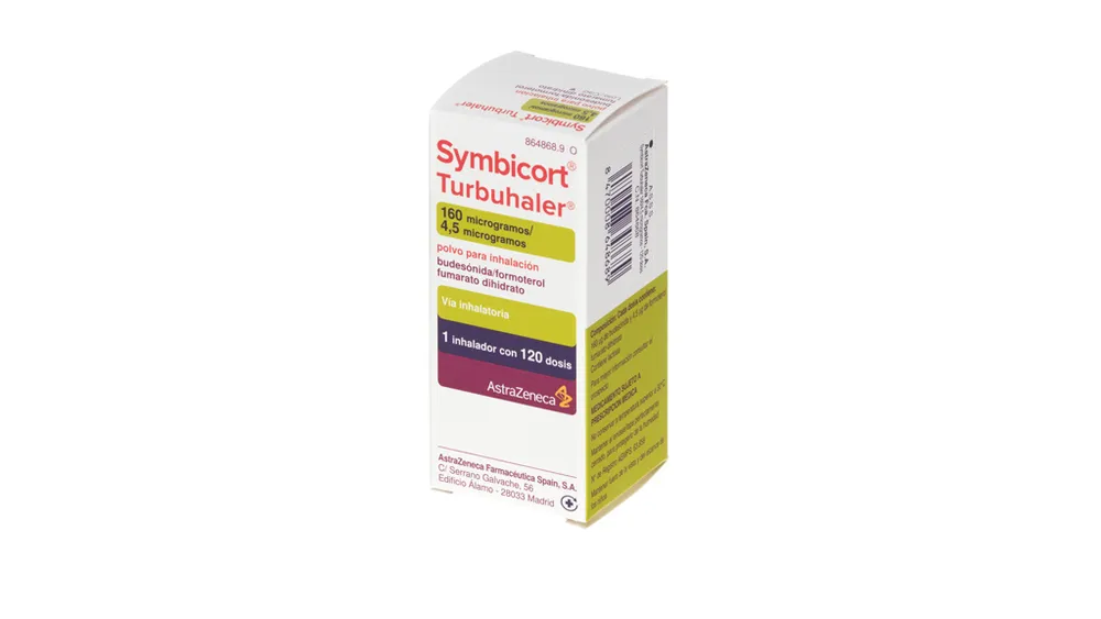 Symbicort Turbuhaler 160 micrograms/4.5 micrograms/inhalation powder for inhalation powder for inhalation