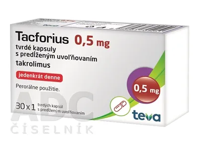 Tacforius 0.5 mg prolonged-release hard capsules EFG capsules, hard, prolonged release