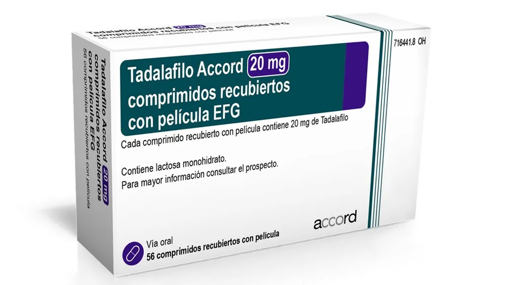 Tadalafil Accord 20 mg film-coated tablets EFG tablets, film-coated