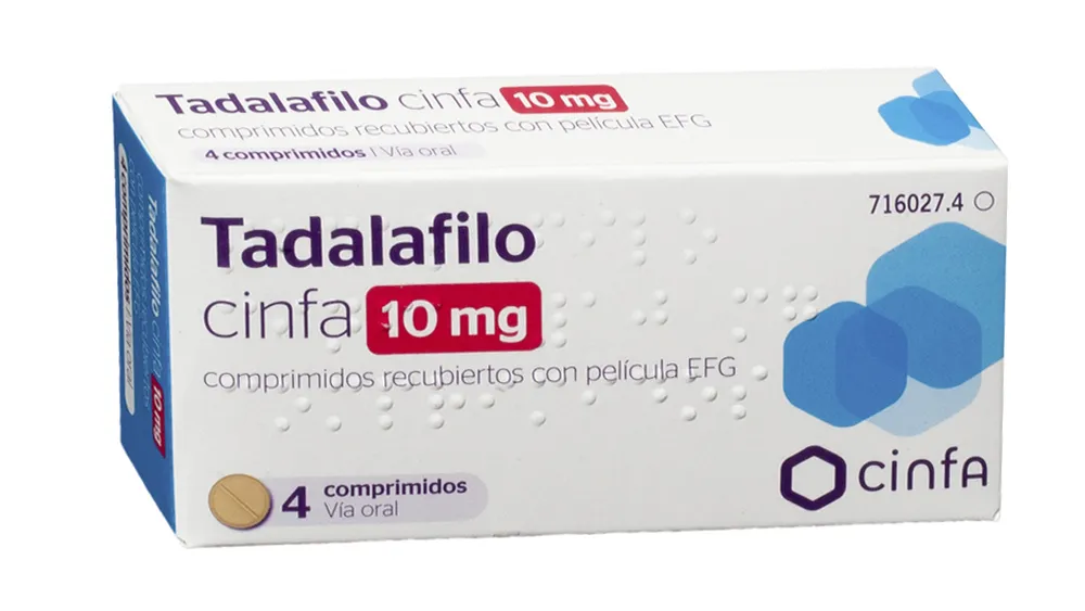 Tadalafil CINFA 10 mg compresse rivestite con film EFG compresse, rivestite con film