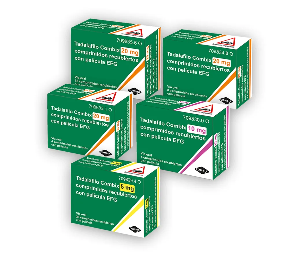 Tadalafil Combix 20 mg film-coated tablets EFG tablets, film-coated