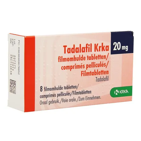 Tadalafil Krka 20 mg compresse rivestite con film EFG compresse, rivestite con film