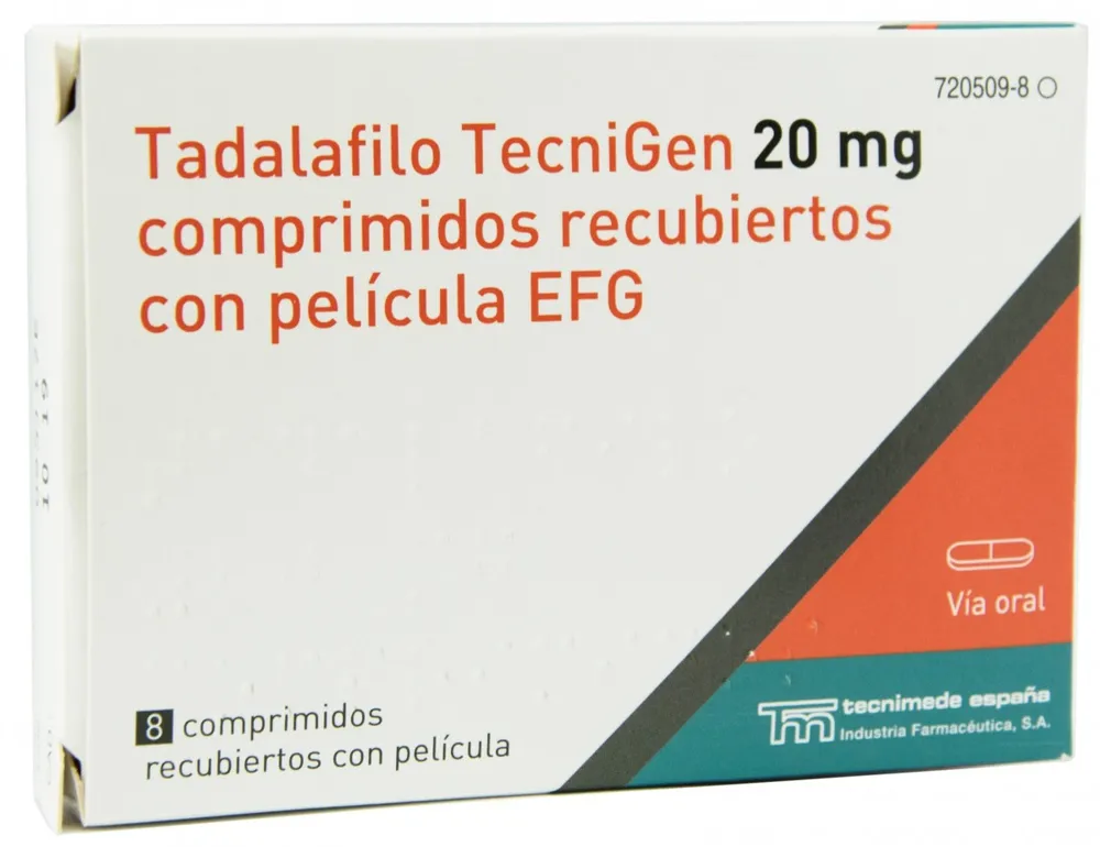 Tadalafil Tarbis 20 mg film-coated tablets EFG tablets, film-coated