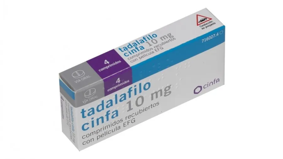 Tadalafil Tecnimed 10 mg film-coated tablets EFG tablets, film-coated