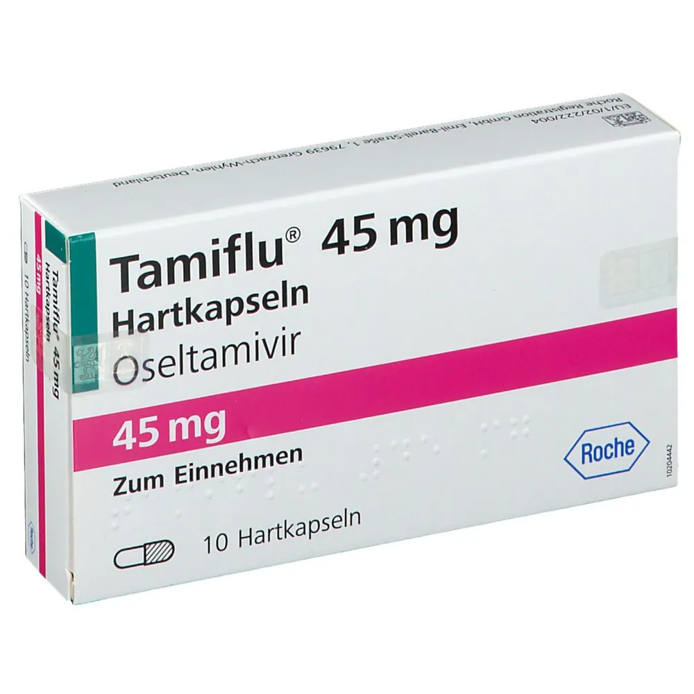 Tamiflu 45 mg hard capsules capsules, hard