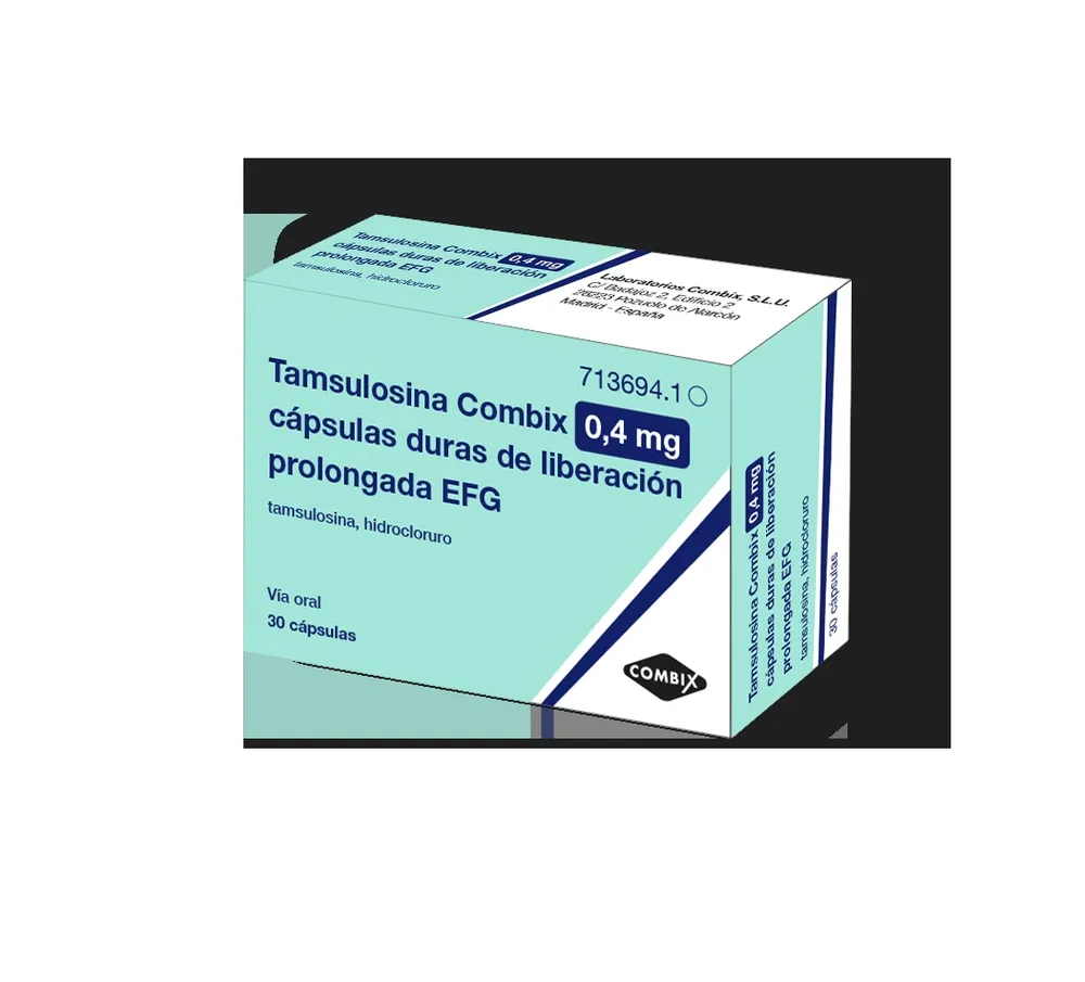 Tamsulosin Combix 0.4 mg prolonged-release hard capsules EFG capsules, hard modified-release