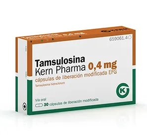 Tamsulosin Kern Pharma 0.4 mg modified-release hard capsules EFG capsules, hard modified-release
