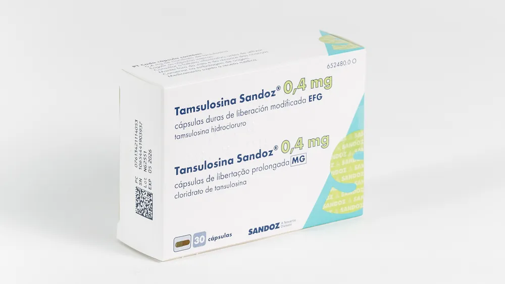 Tamsulosina Sandoz 0,4 mg capsule a rilascio modificato EFG capsule, rigide a rilascio modificato