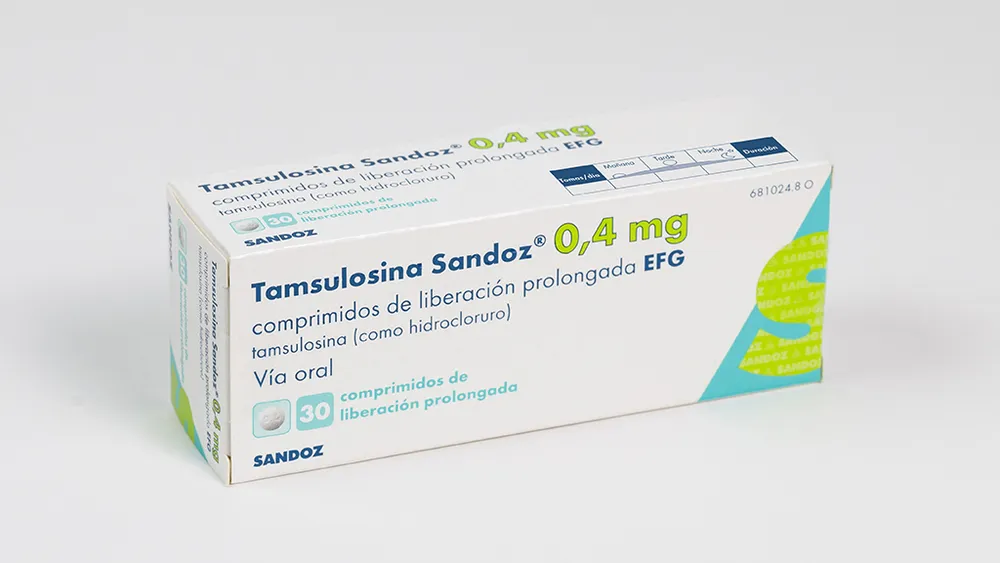 Tamsulosin Sandoz 0.4 mg prolonged-release tablets EFG tablets, prolonged-release