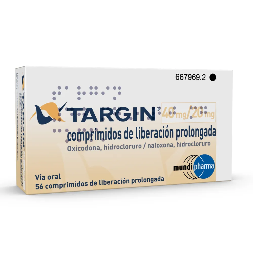 Targin 40 mg/20 mg prolonged-release tablets tablets, prolonged-release
