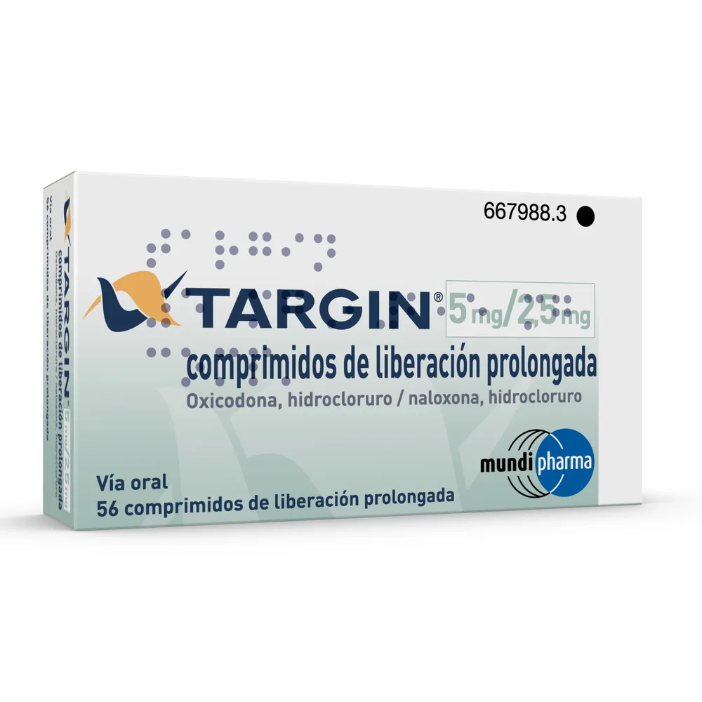 Targin 5 mg/2.5 mg prolonged-release tablets tablets, prolonged-release