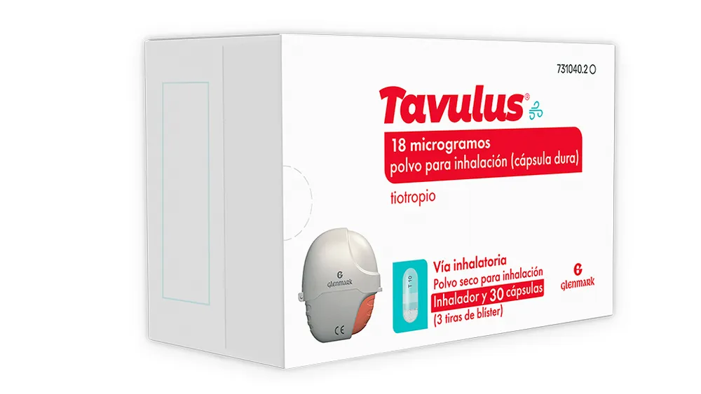 Tavulus 18 micrograms powder for inhalation (hard capsule) powder for inhalation, hard capsule