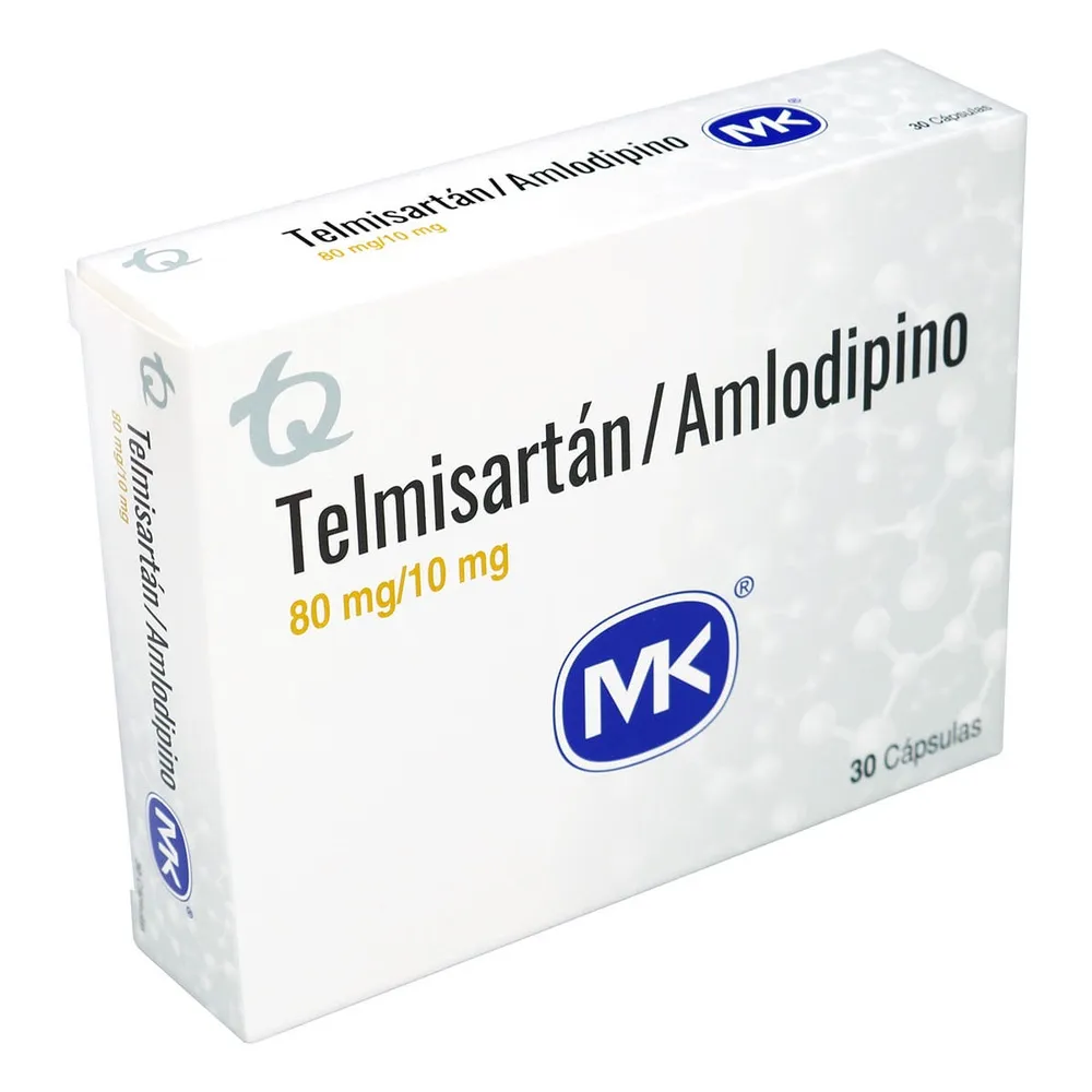 Telmisartan/amlodipine Krka 80 mg/10 mg tablets tablets