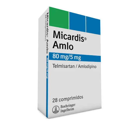 TELMISARTAN/AMLODIPINO KRKA 80 MG/5 MG COMPRIMIDOS COMPRIMIDO