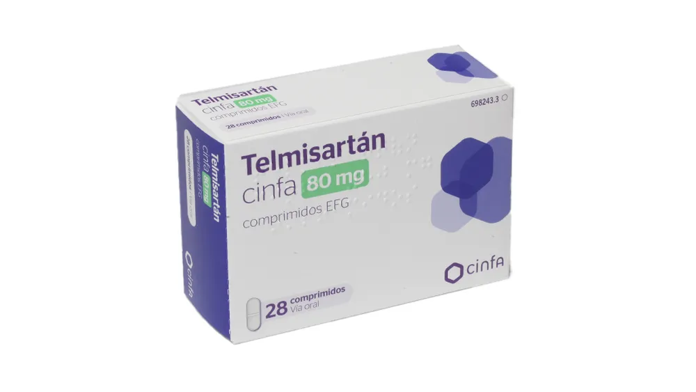 Telmisartan CINFA 80 mg compresse EFG compresse