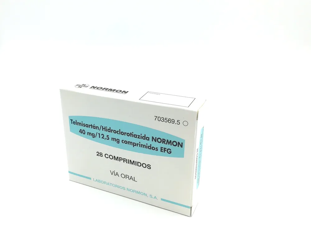 Telmisartan/idroclorotiazide Normon 40 mg/12,5 mg compresse EFG compresse