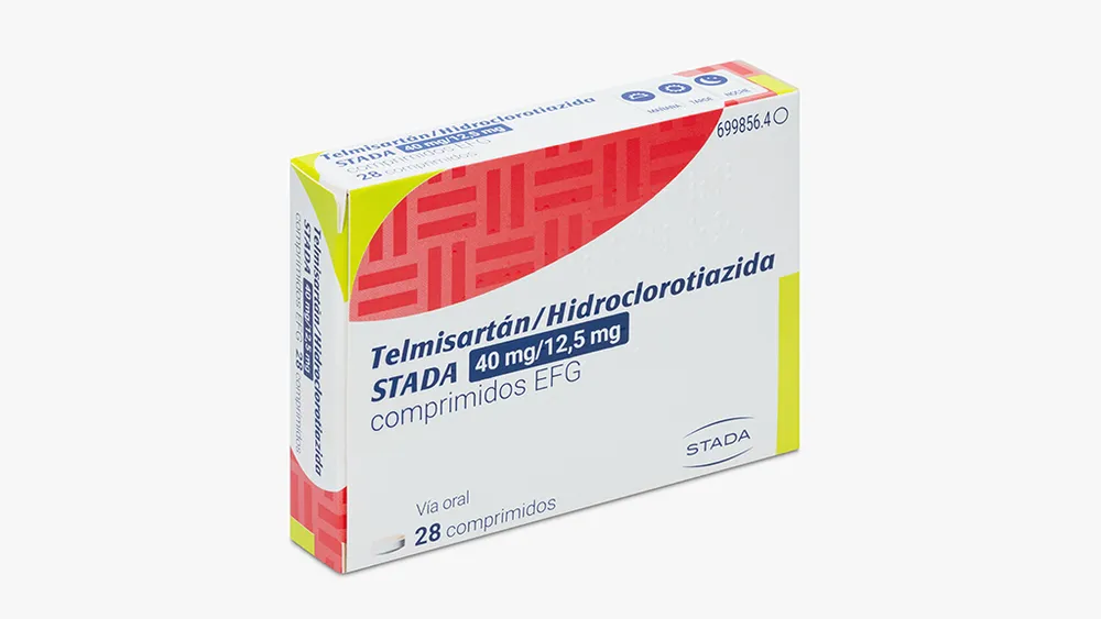Telmisartan/idroclorotiazide Stada 40 mg/12,5 mg compresse EFG compresse