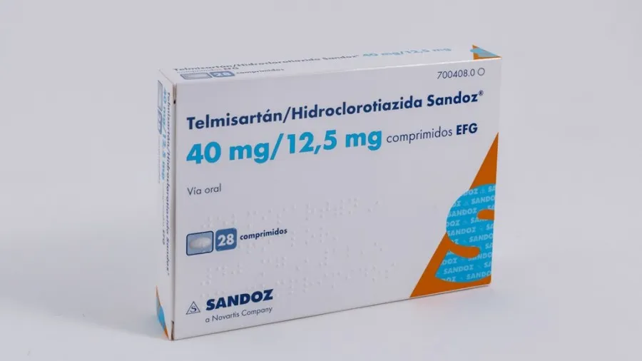Telmisartan/idroclorotiazide Teva-Ratio 40 mg/12,5 mg compresse EFG compresse